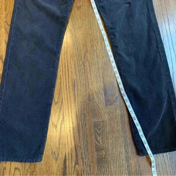 AG Adriano Goldschmied Men's Corduroy Pants - Dark Gray - Picture 6 of 8